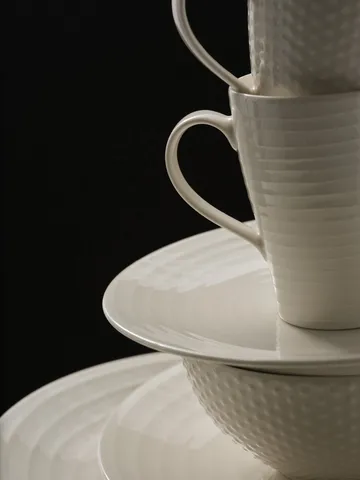 Blond mugg - dot vit - Design House Stockholm