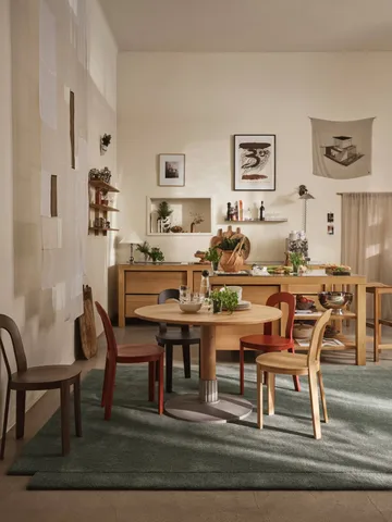 Tock Table matbord - Ek, Ø110x76 cm - Design House Stockholm