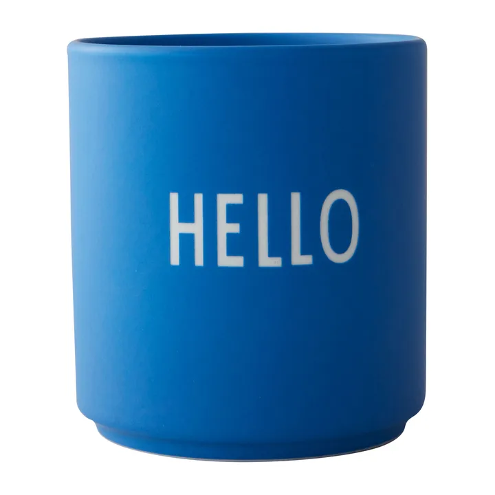Design Letters favoritkopp 25 cl - Hello-cobalt blue - Design Letters
