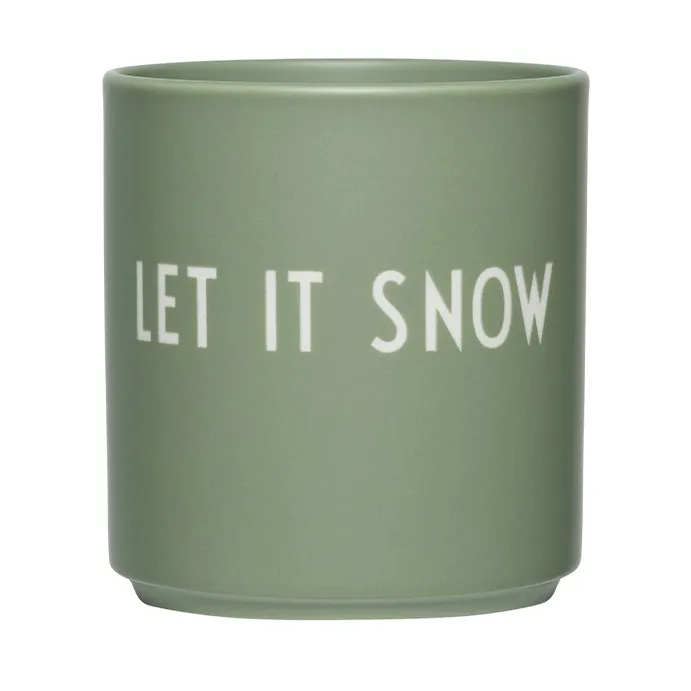 Design Letters favoritkopp 25 cl - Let it snow - Design Letters