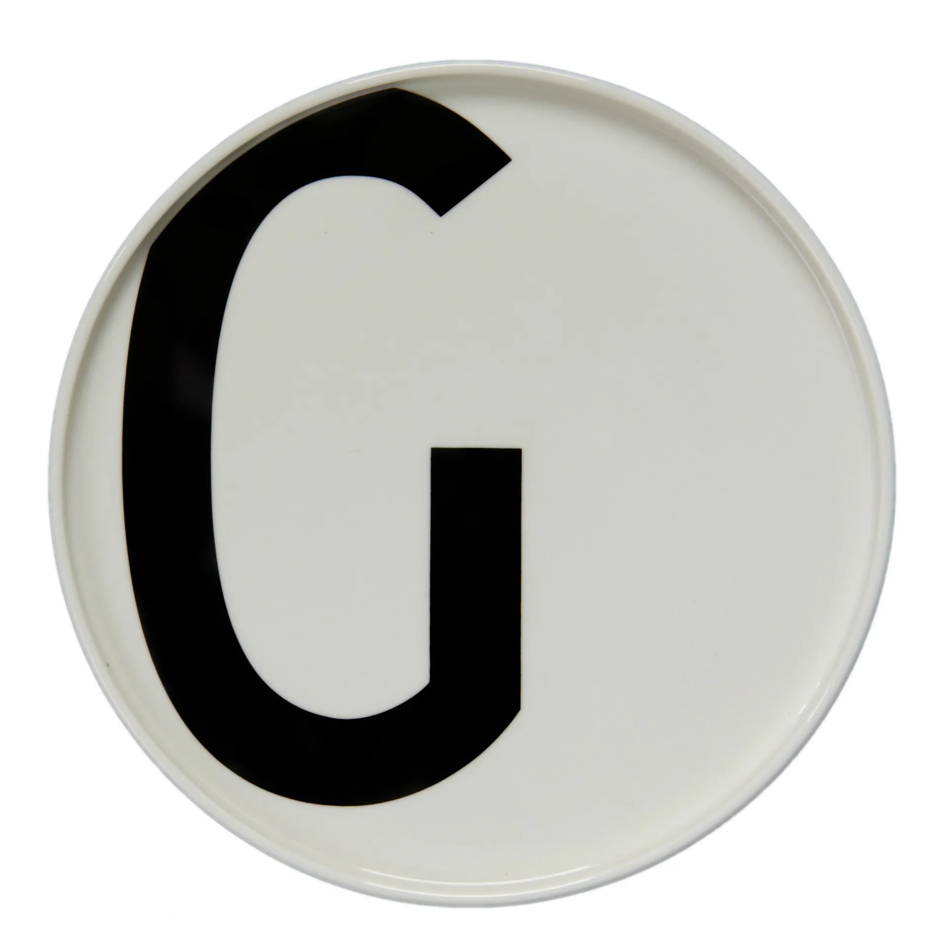 Design Letters tallrik, G Design Letters