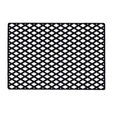 Black grid dörrmatta - 60x90 cm - Dixie