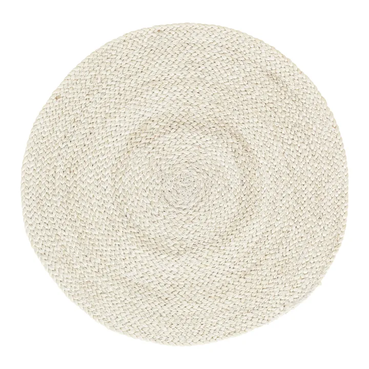 Braided bordstablett Ø38 cm - Ivory - Dixie