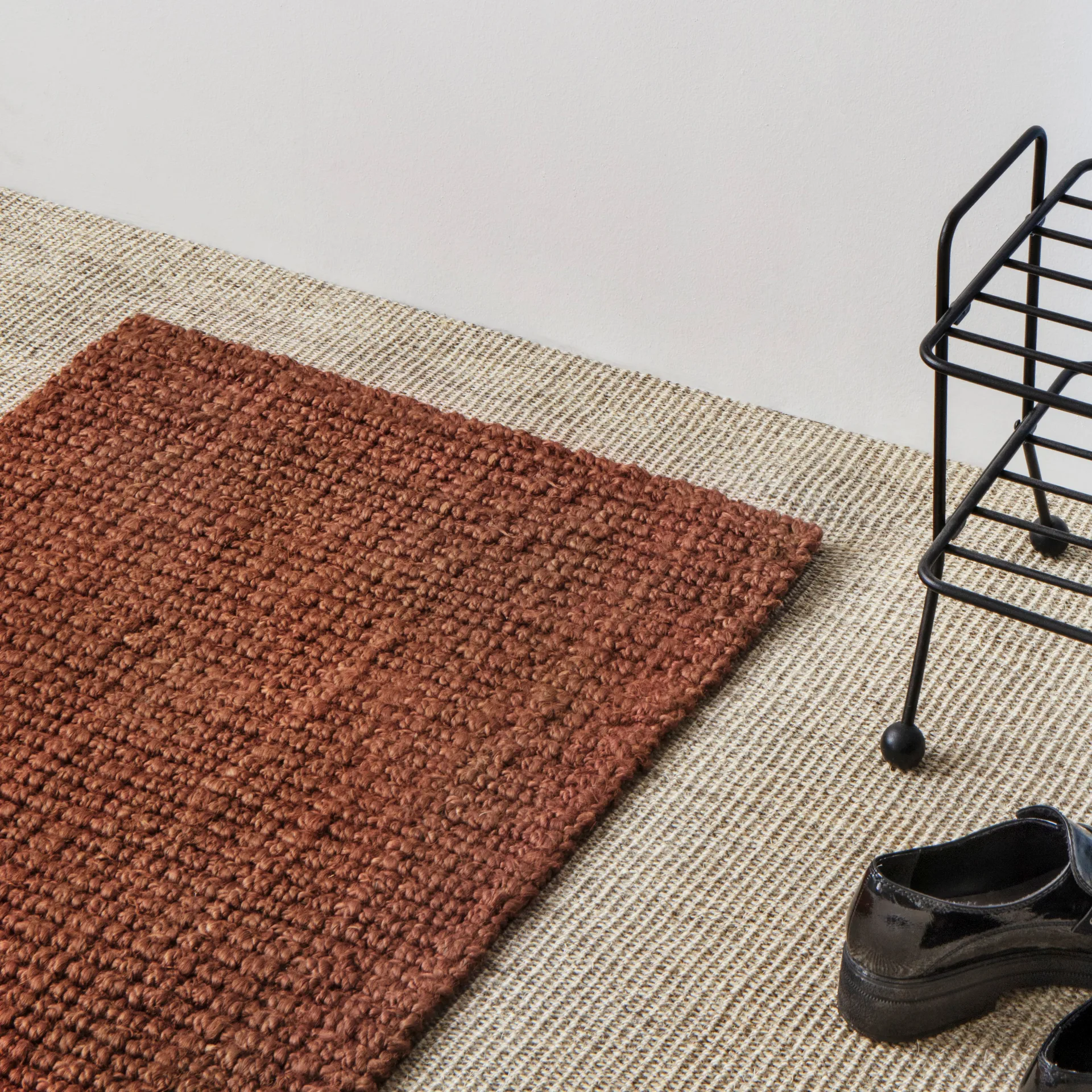 Jute dörrmatta rusty red, 60x90 cm Dixie