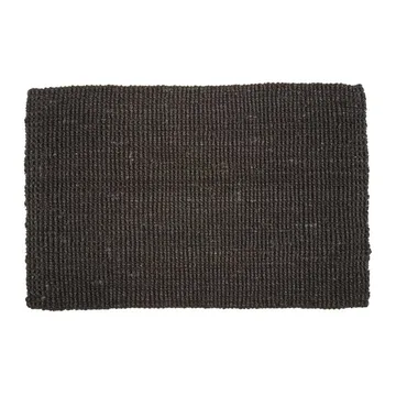 Jute dörrmatta svart - 60 x 90 cm - Dixie