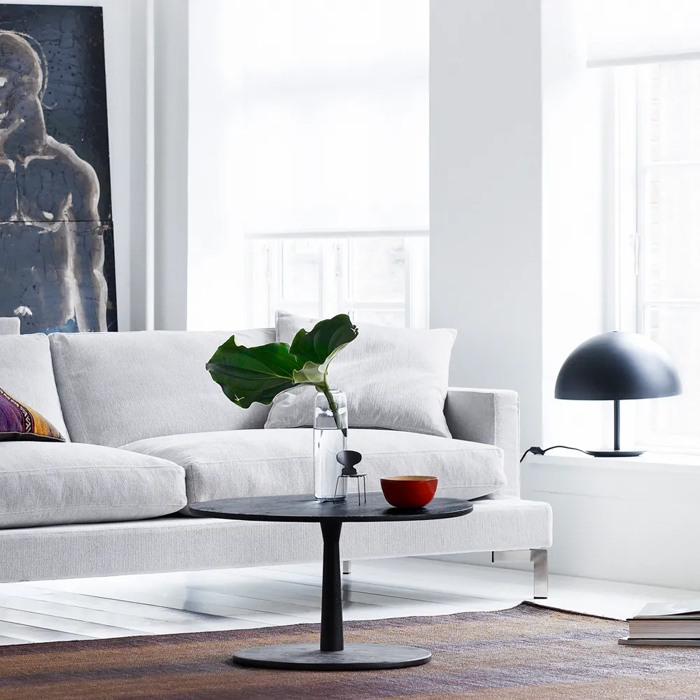 Great lift 3-sits soffa, tyg tangent 37 beige, kromben Eilersen