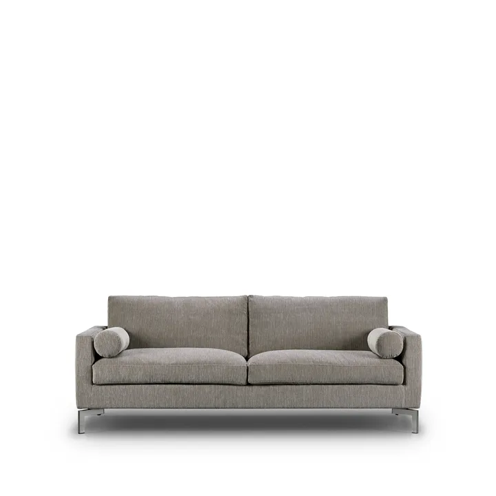 Lift soffa 210 cm skumstoppning - Tyg bakar 01 brunbeige-stålben - Eilersen