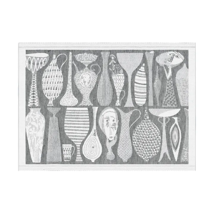 Pottery bordstablett 35x48 cm - Svart - Ekelund Linneväveri