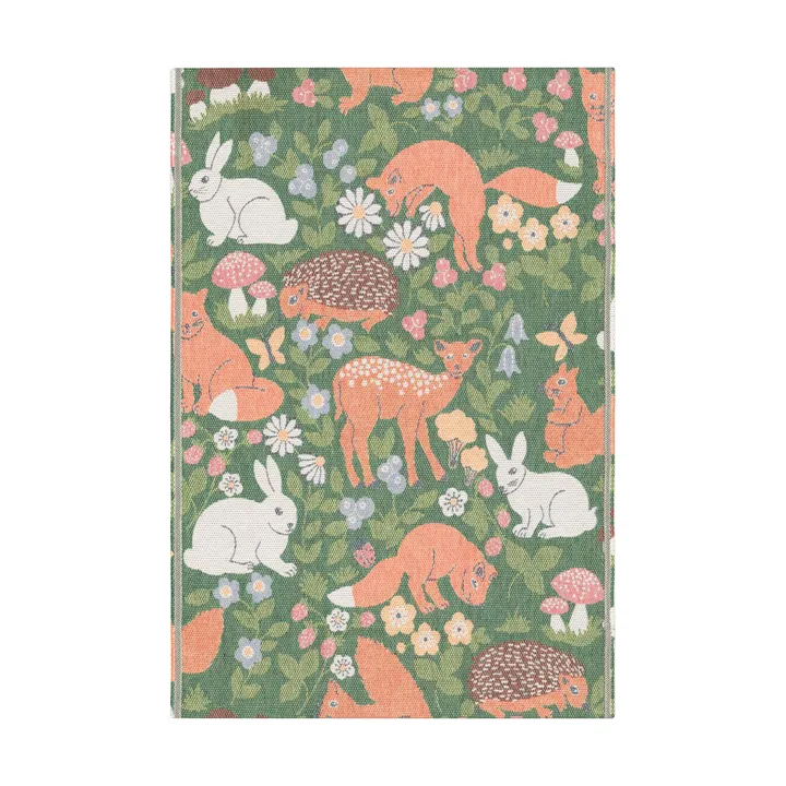 Skogslek babyfilt 72x105 cm - Multi - Ekelund Linneväveri