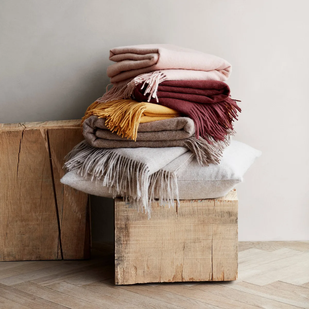 Elvang Classic pläd, Beige Elvang Denmark