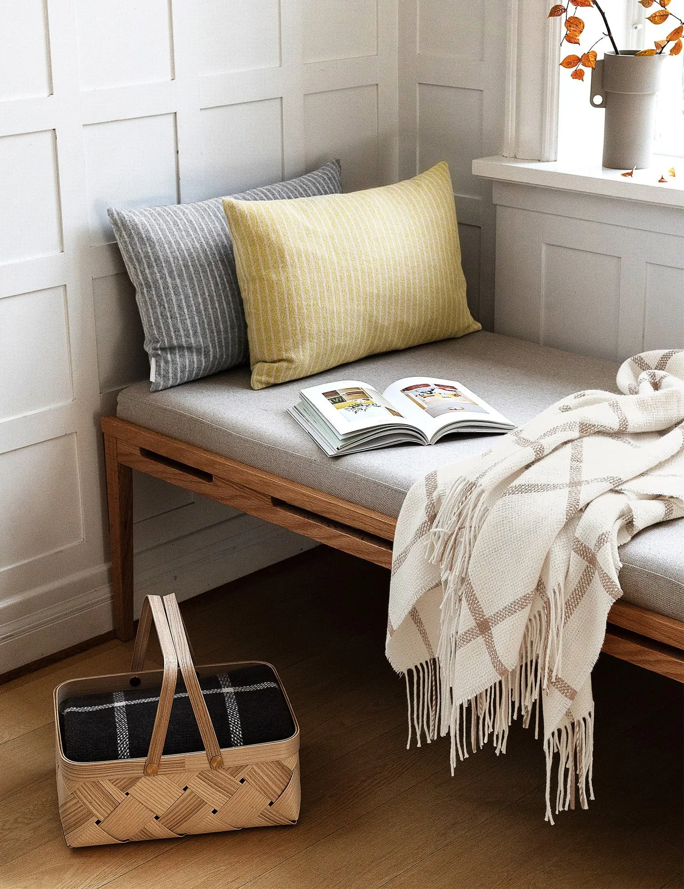 Tartan pläd 130x190 cm, Ivory Elvang Denmark
