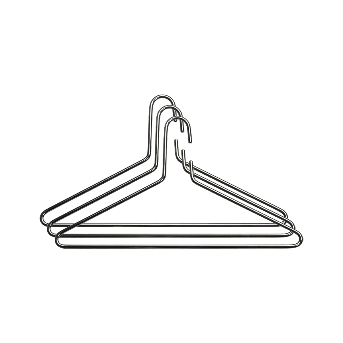 Triangel galge 3-pack, Krom Essem Design
