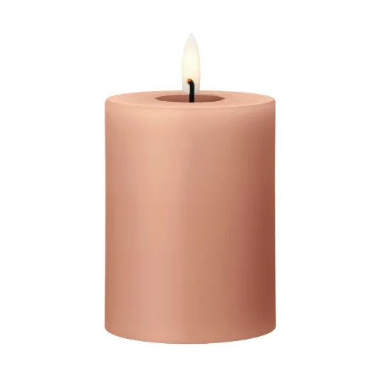 ester & erik blockljus LED - 20 Rosy caramel, 10 cm - ester & erik