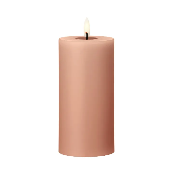 ester & erik blockljus LED - 20 Rosy caramel, 15 cm - ester & erik