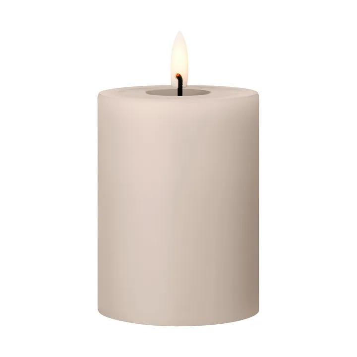 ester & erik blockljus LED - 22 Linen Grey, 10 cm - ester & erik