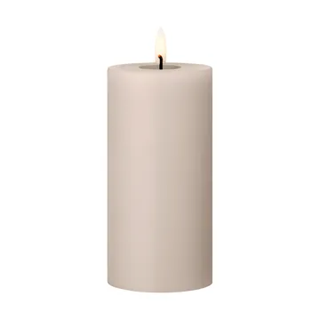 ester & erik blockljus LED - 22 Linen Grey, 15 cm - ester & erik