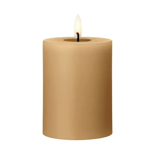 ester & erik blockljus LED - 27 Almond butter, 10 cm - ester & erik