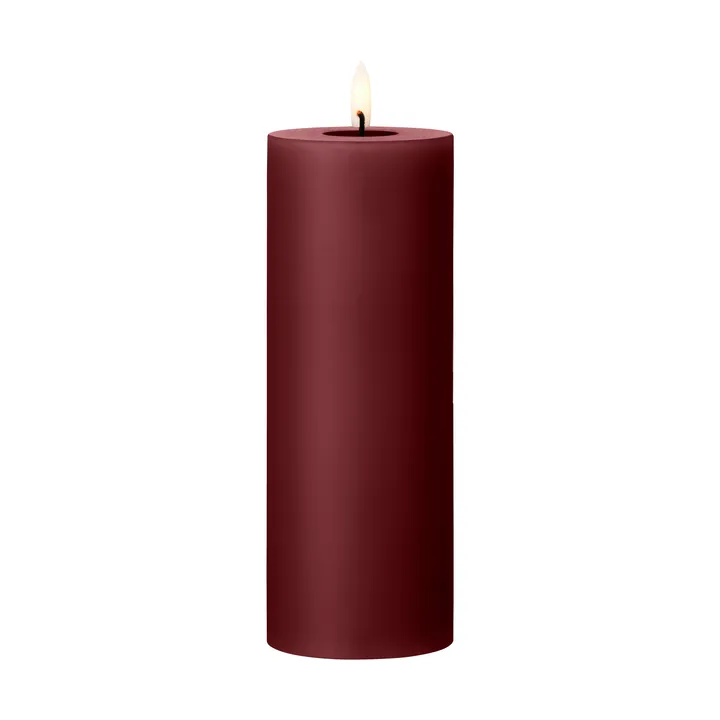 ester & erik blockljus LED - 44/2 Deep Wine, 20 cm - ester & erik