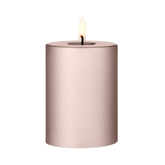 ester & erik blockljus LED - 94 Champagne Metallic, 10 cm - ester & erik