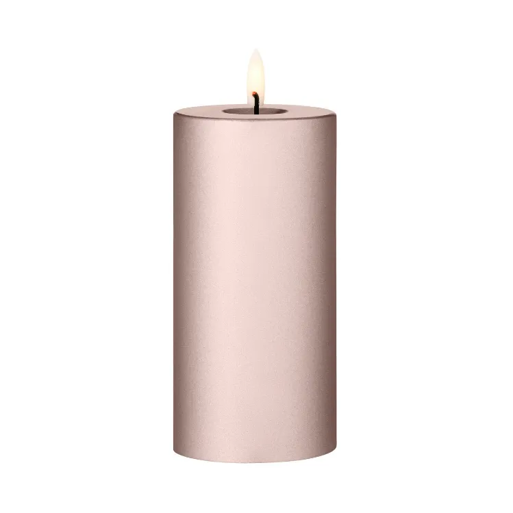 ester & erik blockljus LED, 94 Champagne Metallic, 15 cm ester & erik