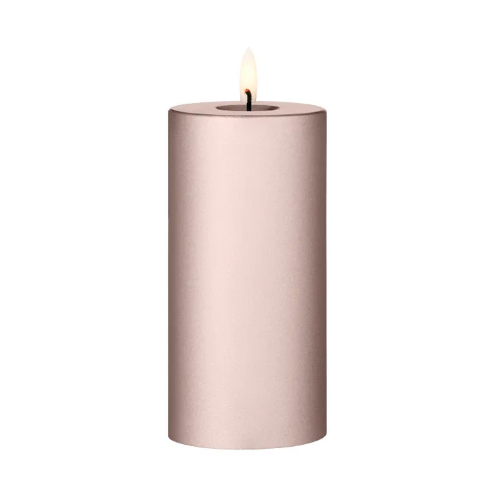 ester & erik blockljus LED - 94 Champagne Metallic, 15 cm - ester & erik
