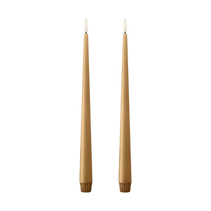 ester & erik kronljus LED 2-pack - 27 Almond butter , 30 cm - ester & erik