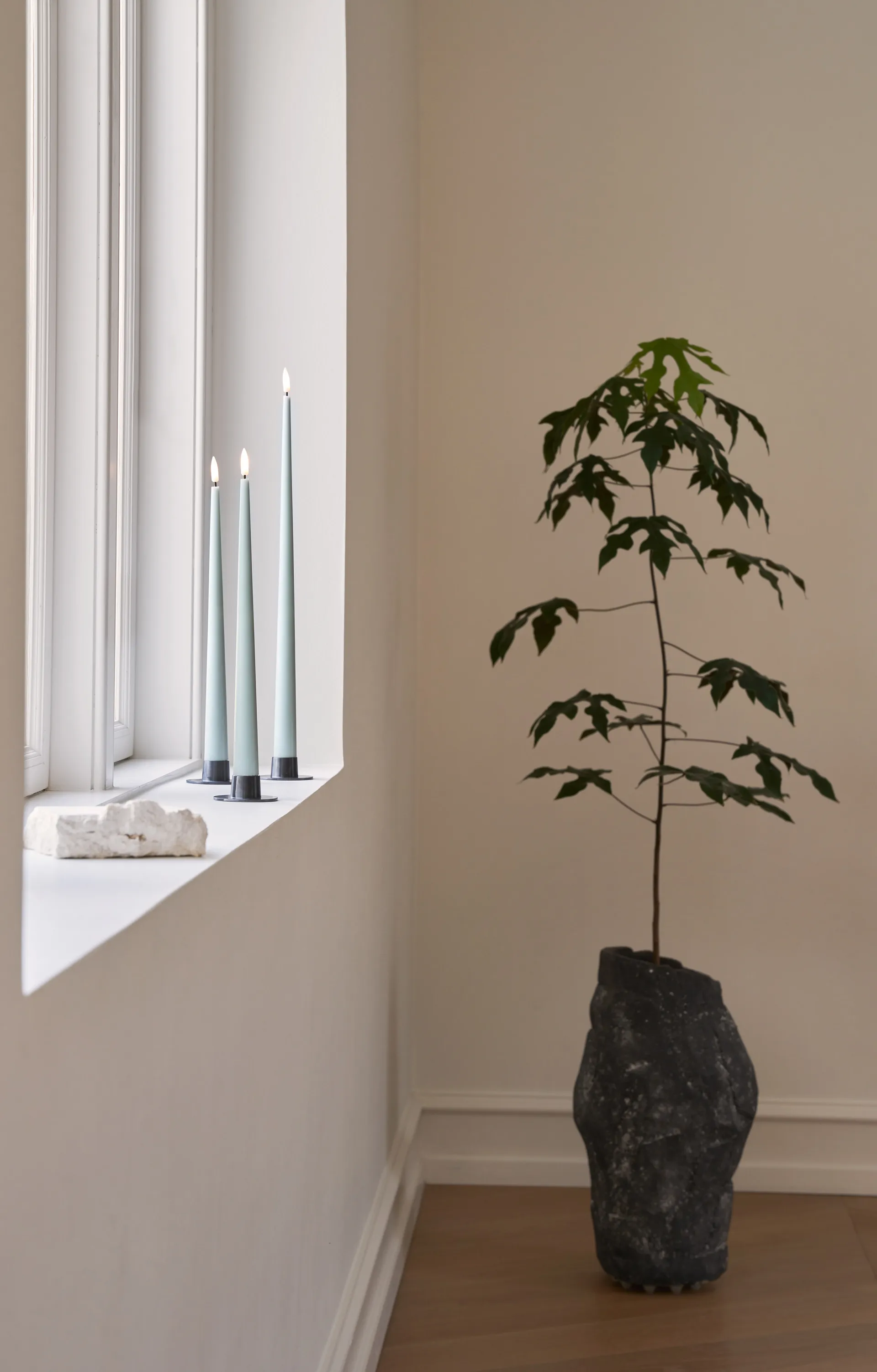 ester & erik kronljus LED 2-pack, 67 Jade stone , 30 cm ester & erik