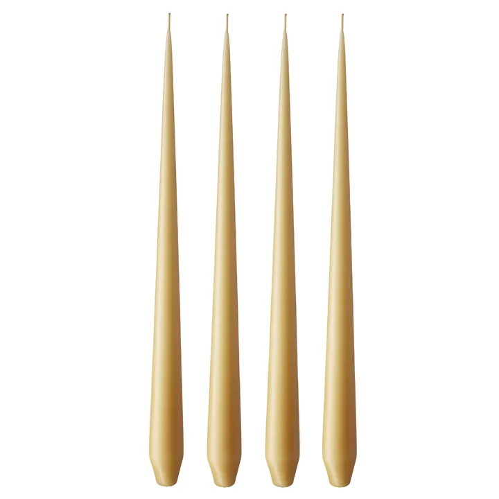 ester & erik ljus 4-pack matt - beige 14/2, 32 cm - ester & erik