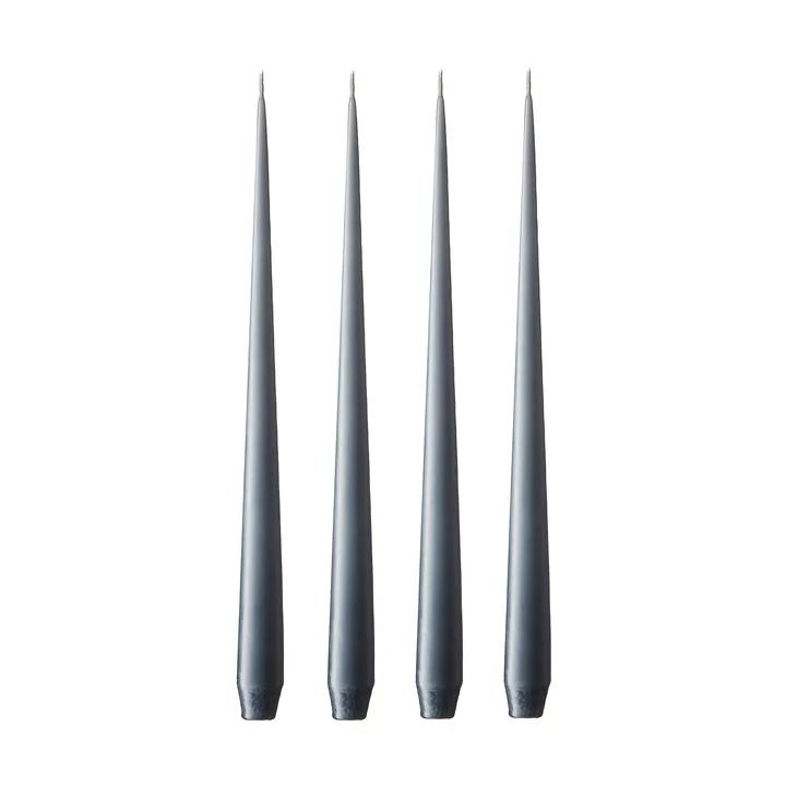 ester & erik ljus 4-pack matt - dark slate, 42 cm - ester & erik