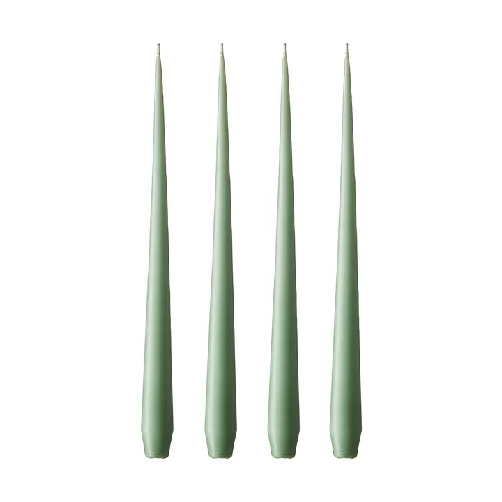 ester & erik ljus 4-pack matt - eucalyptus, 42 cm - ester & erik