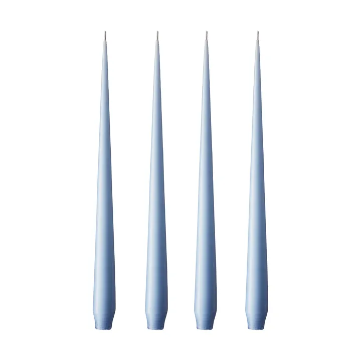 ester & erik ljus 4-pack matt - icy lavender, 32 cm - ester & erik