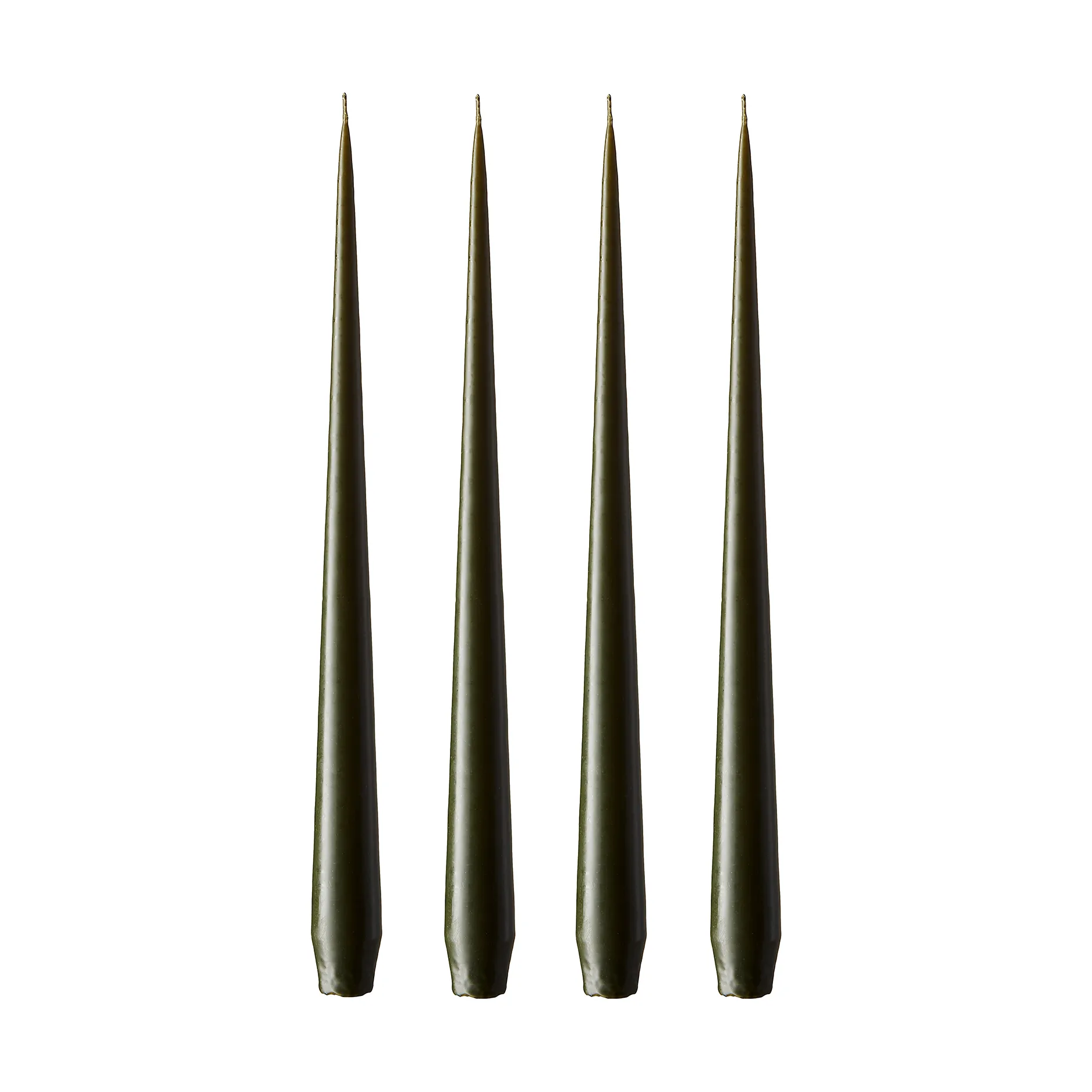 ester & erik ljus 4-pack matt, mörk deep forest, 42 cm ester & erik