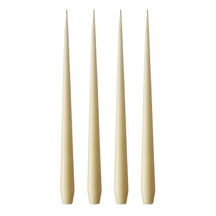 ester & erik ljus 4-pack matt - Pale ginger 14, 42 cm - ester & erik