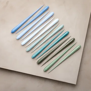 ester & erik ljus lackad 4-pack - eucalyptus, 32 cm - ester & erik