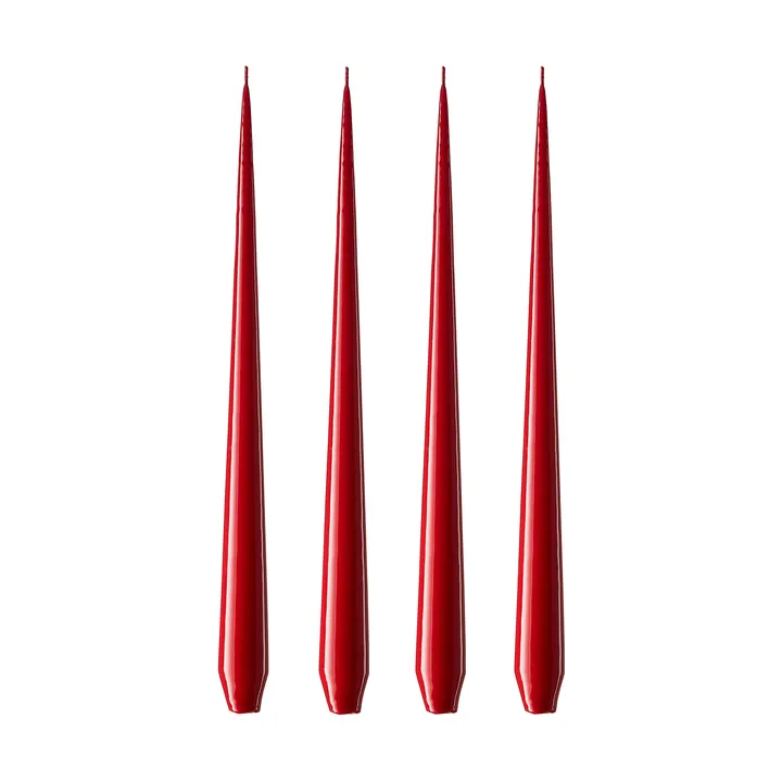 ester & erik ljus lackad 4-pack - winter berry, 42 cm - ester & erik