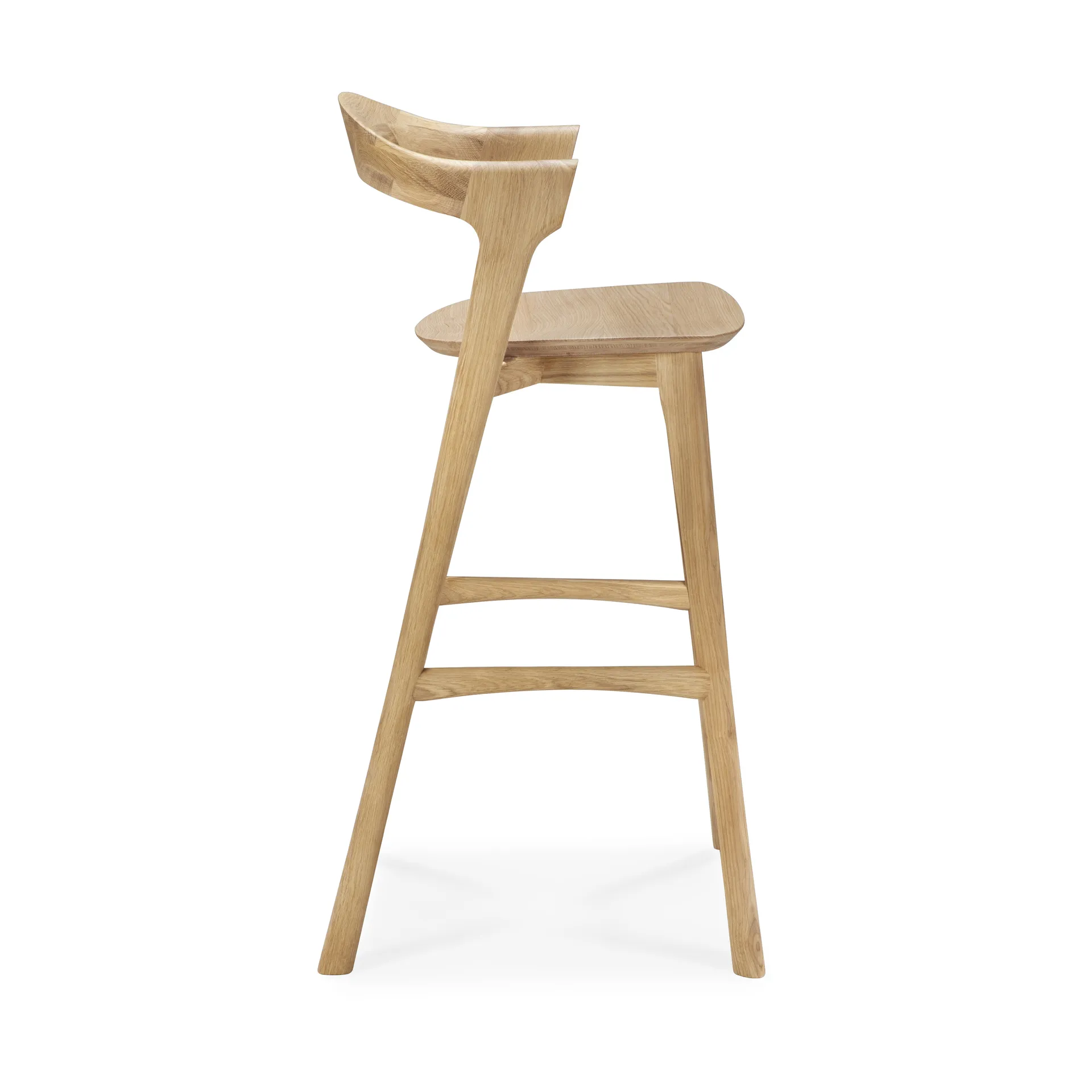 Bok barstol, Lackerad ek, 75 cm Ethnicraft