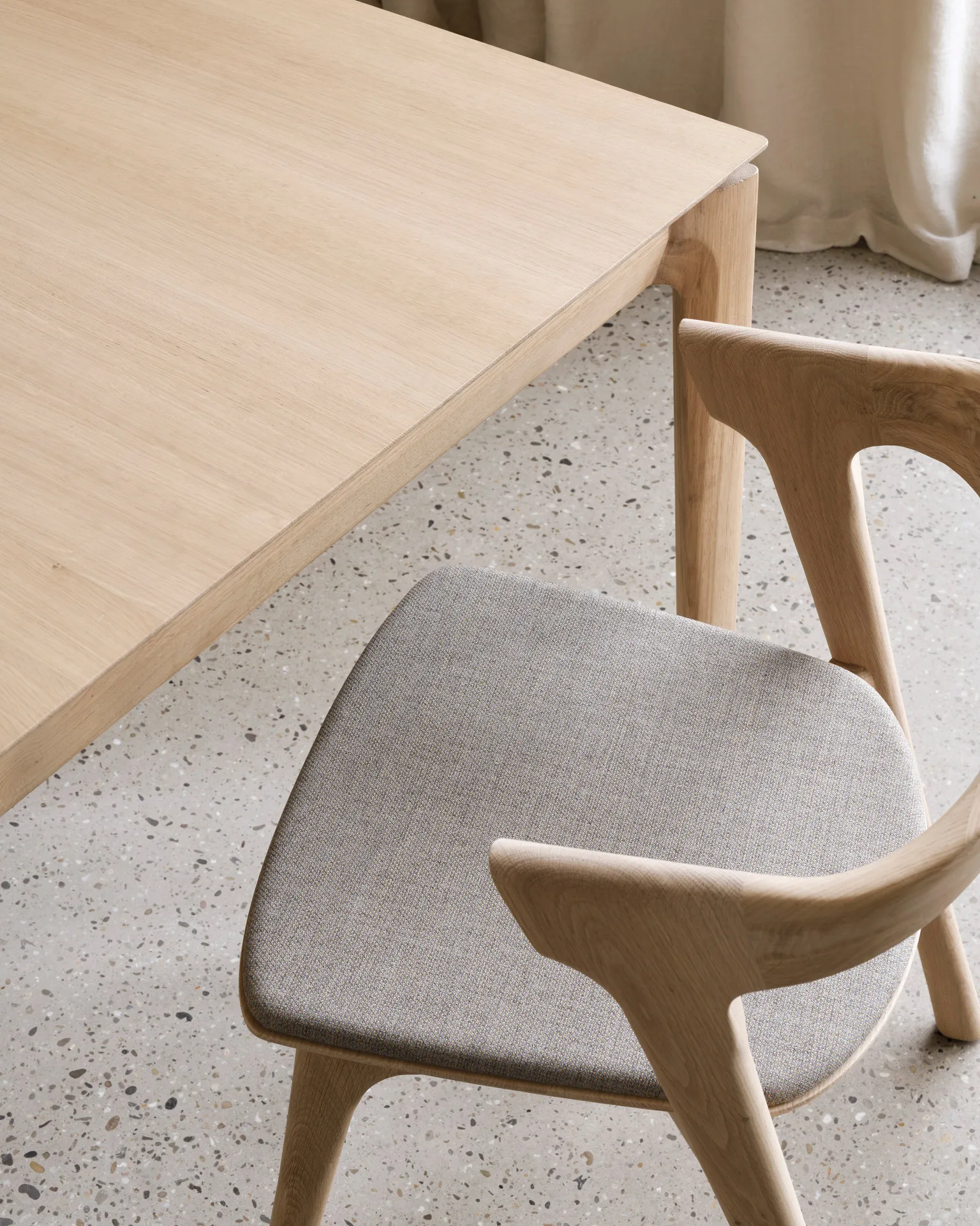 Bok stol, Oak, warm grey Ethnicraft