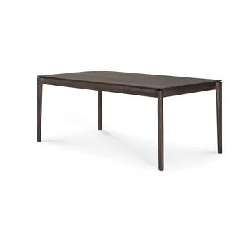 Bok utdragbart matbord - Brunlackerad ek, 100x180/280 cm - Ethnicraft