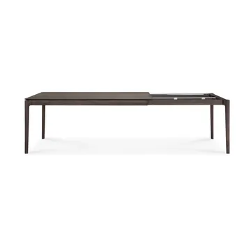 Bok utdragbart matbord - Brunlackerad ek, 100x180/280 cm - Ethnicraft