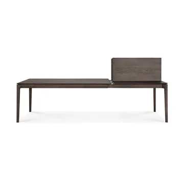 Bok utdragbart matbord - Brunlackerad ek, 100x180/280 cm - Ethnicraft