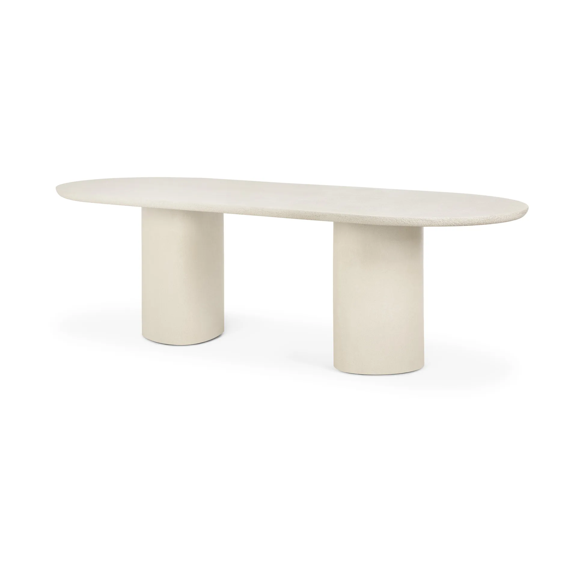 Elements Oblong matbord, Off white Ethnicraft
