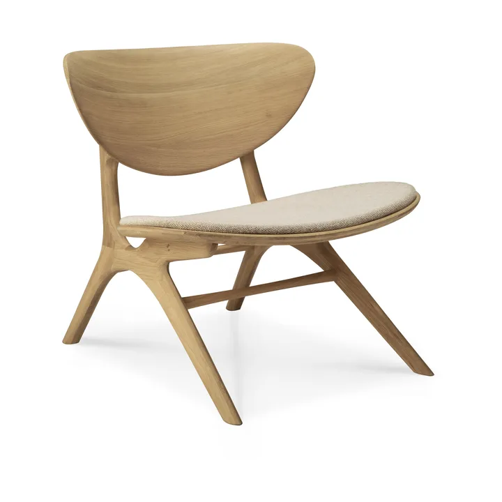 Eye loungefåtölj - Oak, off white - Ethnicraft
