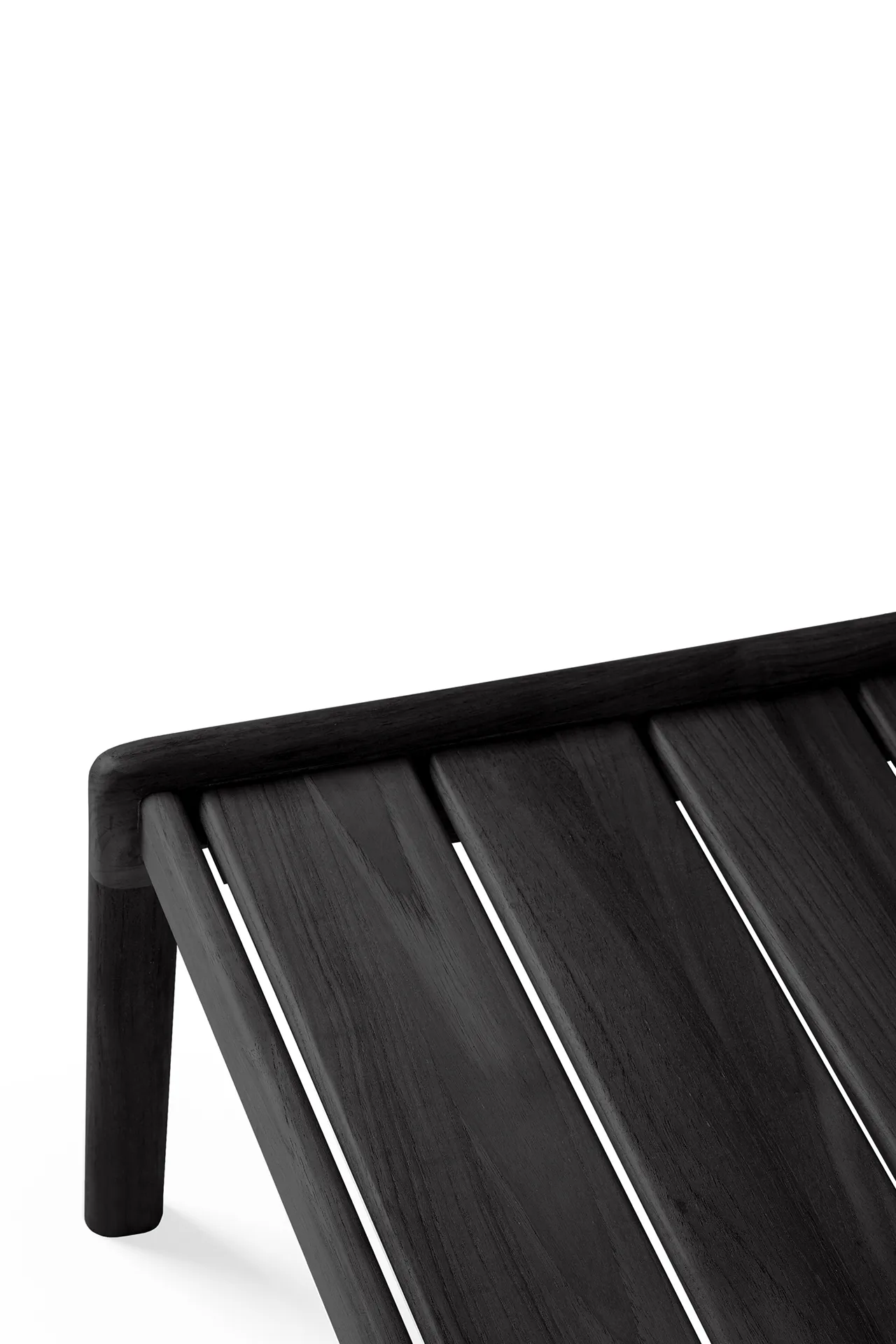 Jack outdoor sidobord svartbetsad teak, 54x54 cm Ethnicraft