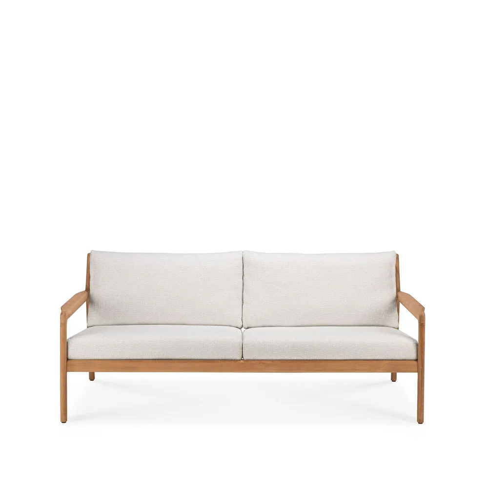 Jack outdoor soffa 2-sits teak, offwhite, teakstativ Ethnicraft