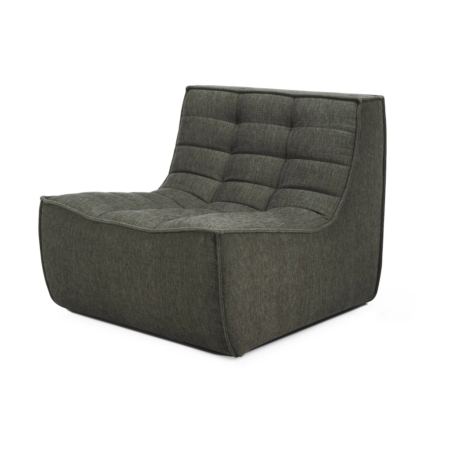 N701 fåtölj, Moss Eco fabric Ethnicraft