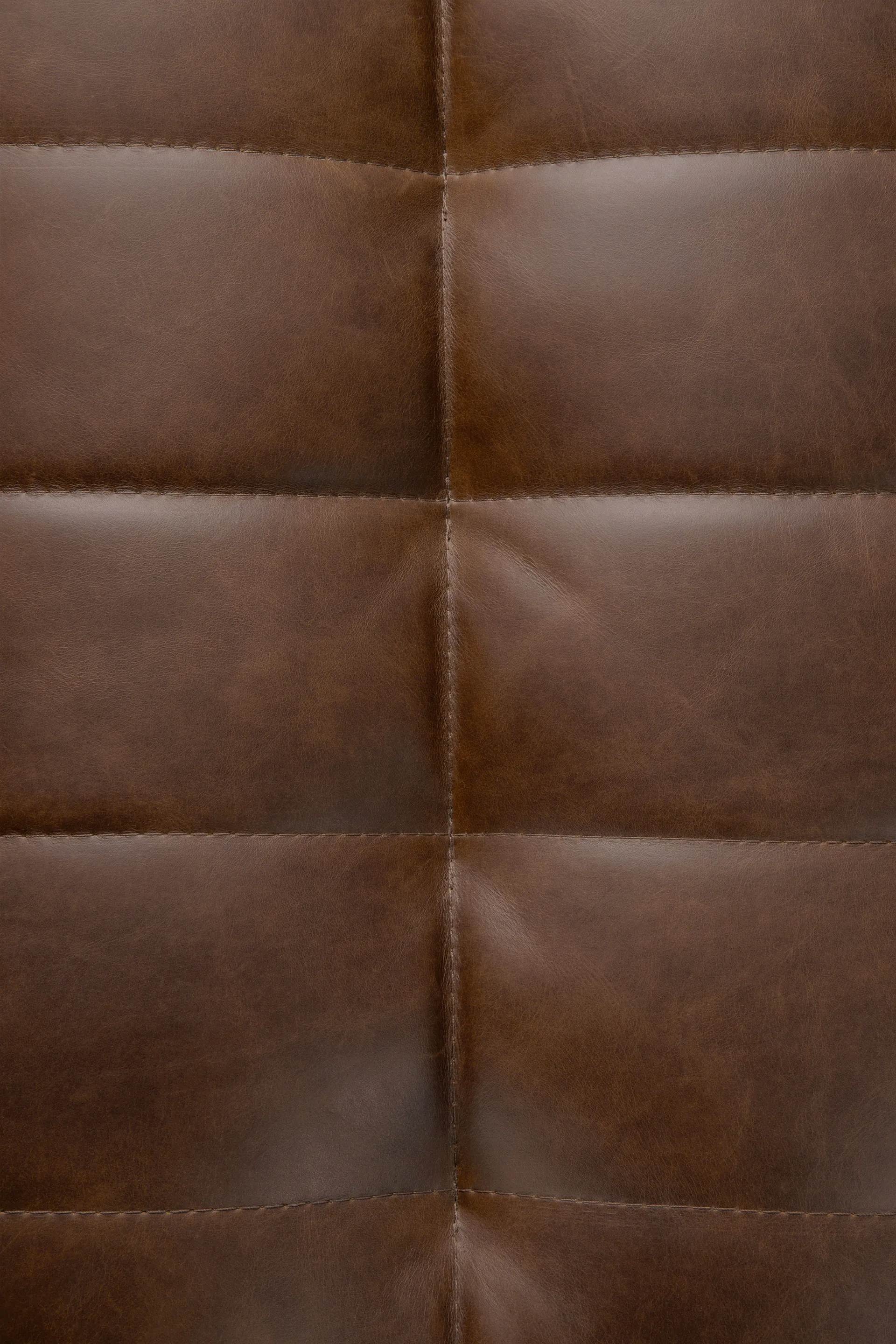N701 hörnmodul rundad 90°, Läder Chestnut Ethnicraft
