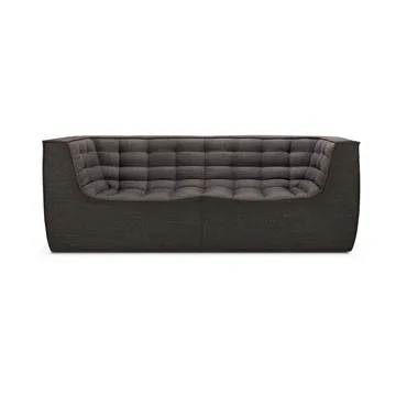N701 soffa 2-sits - Dark grey, med armstöd - Ethnicraft