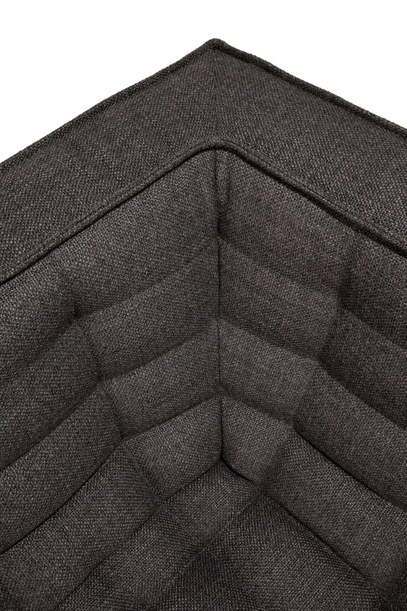 N701 soffa 2-sits, Dark grey, med armstöd Ethnicraft