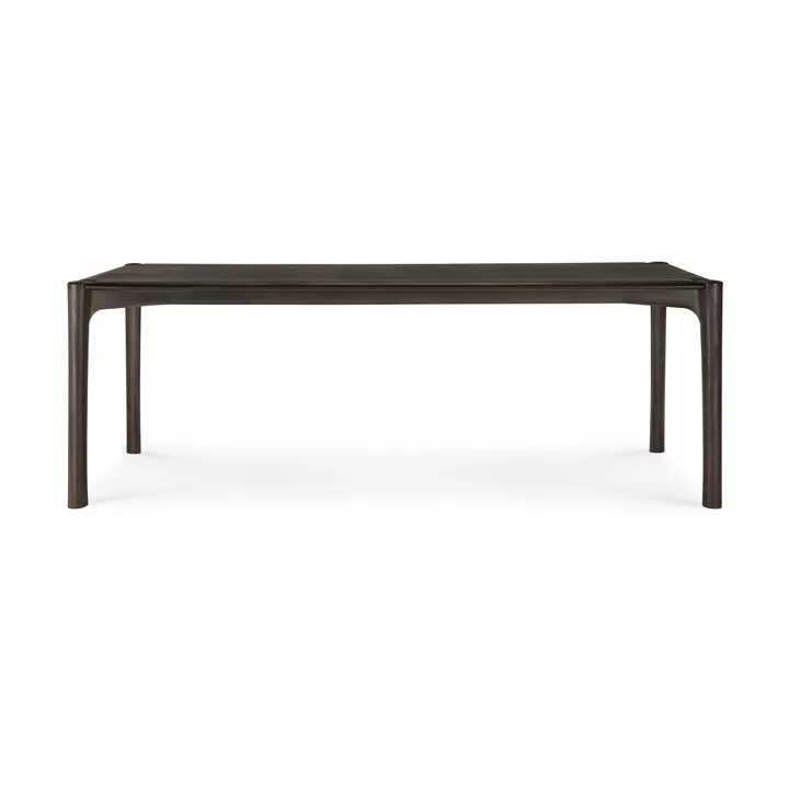 PI matbord - Dark brown teak, 220x95 cm - Ethnicraft