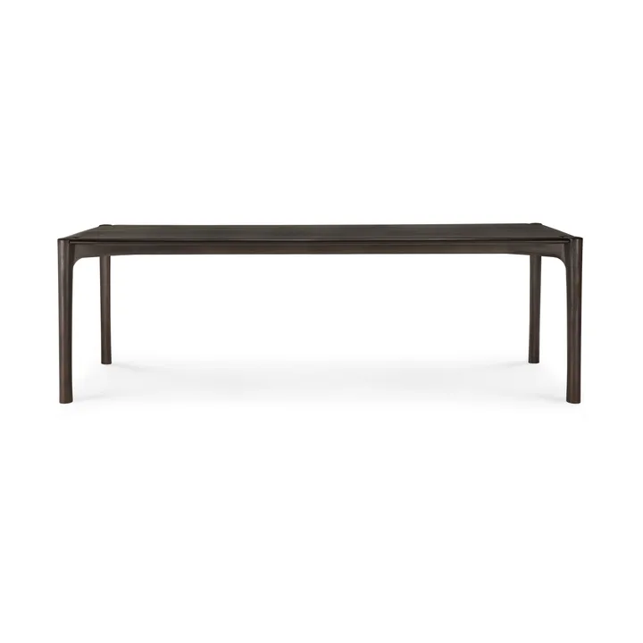 PI matbord - Dark brown teak, 240x100 cm - Ethnicraft